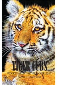 Tiger Cubs Pocket Monthly Planner 2017