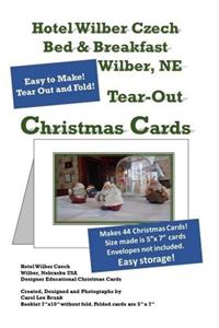 Hotel Wilber Czech Bed & Breakfast tear out 44 Christmas Cards