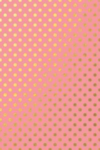 Gold Foil Polka Dots Notebook