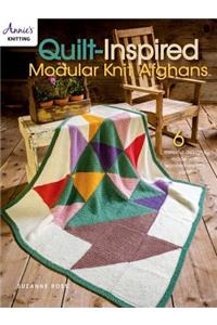 Quilt Inspired Modular Knit Afghans