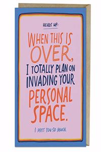 6-Pack Em & Friends Personal Space Greeting Cards