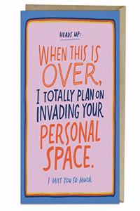 6-Pack Em & Friends Personal Space Greeting Cards