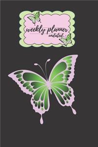 Undated Weekly Planner