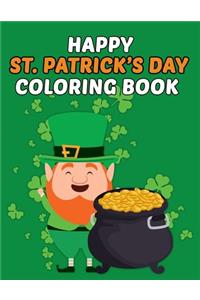 Happy St Patrick's Day Coloring Book
