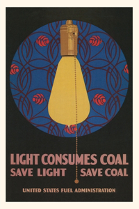Vintage Journal Light Consumes Coal