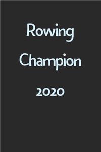 Rowing Champion 2020