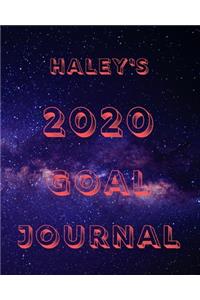 Haley's 2020 Goal Book