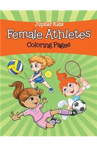 Female Athletes (Coloring Pages)