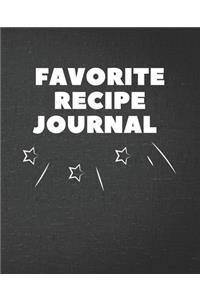 Favorite Recipe Journal