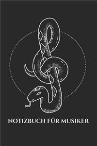 Notizbuch für Musiker