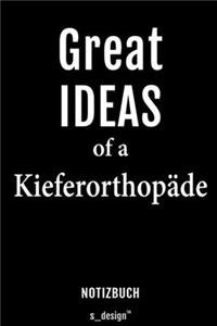 Notizbuch für Kieferorthopäden / Kieferorthopäde / Kieferorthopädin