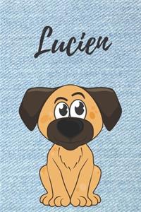 personalisiertes Notizbuch Hunde / Malbuch / Tagebuch / Journal / DIN A5 / Geschenk Lucien