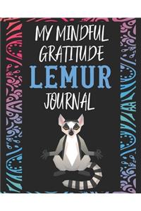 My Mindful Gratitude Lemur Journal