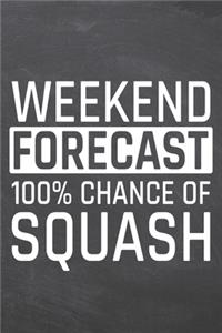 Weekend Forecast 100% Chance of Squash