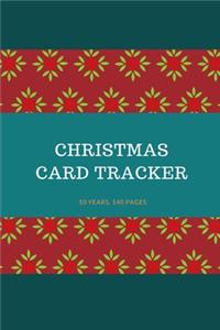 Christmas Card Tracker