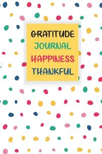 Gratitude Journal Happiness Thankful