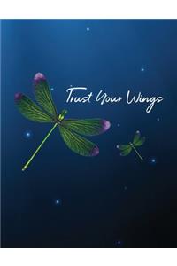 Trust Your Wings Blank Lined Journal