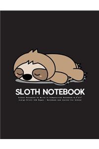 Sloth Notebook