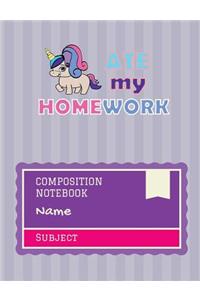 Composition Notebook
