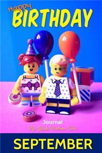 Happy Birthday Journal - September