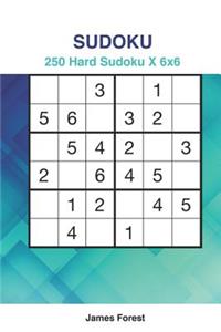 250 Hard Sudoku X 6x6