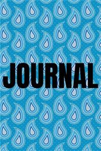 Paisley Background Lined Writing Journal Vol. 18