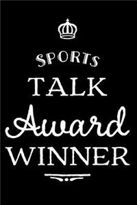 Sports Talk Award Winner