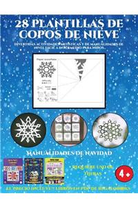 Manualidades de Navidad (Divertidas actividades artísticas y de manualidades de nivel fácil a intermedio para niños)