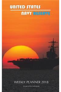 United States Navy Reserve Weekly Planner 2018