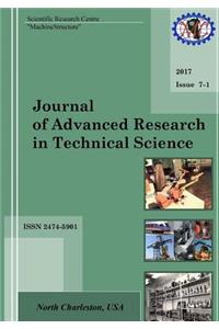 Journal of Advanced Research in Technical Science. Issue 7-1