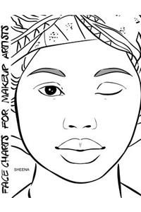 Face Charts for Makeup Artists Sheena