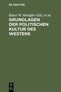 Grundlagen der politischen Kultur des Westens