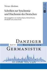 Schriften zur Synchronie und Diachronie des Deutschen