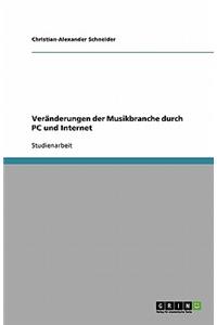 Veränderungen der Musikbranche durch PC und Internet