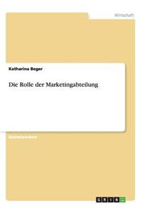 Die Rolle der Marketingabteilung