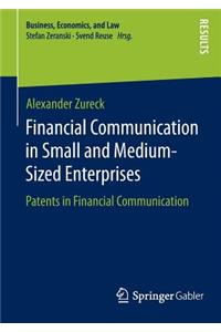 Financial Communication in Small and Medium-Sized Enterprises