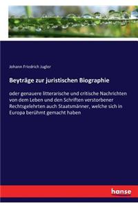 Beyträge zur juristischen Biographie