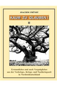 Kaum zu glauben! Band 2