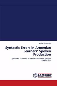 Syntactic Errors in Armenian Learners' Spoken Production