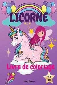 Licorne Livre de coloriage