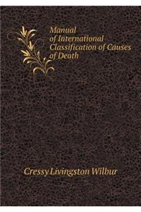 Manual of International Classification of Causes of Death