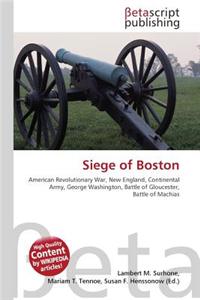 Siege of Boston