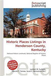 Historic Places Listings in Henderson County, Kentucky