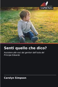Senti quello che dico?