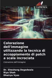 Colorazione dell'immagine utilizzando la tecnica di accoppiamento di patch a scala incrociata
