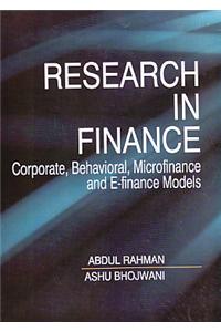 Research in Finance