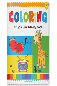 Coloring: Crayon Fun Activity Book