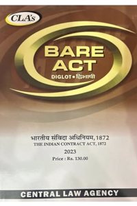 The Indian contract act ,1872 (diglot edition) bare act, 2023