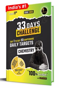 33 Days Challenge CBSE Class 11 Chemistry for 2025 Exams (Includes Sample Papers) by Padhle Akshay