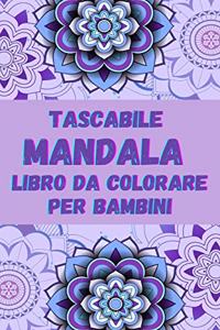Tascabile Mandala Libro da Colorare per Bambini